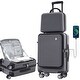 preview thumbnail 38 of 51, Carry-on Luggage 20 Inch Front Open Luggage Lightweight Suitcase
