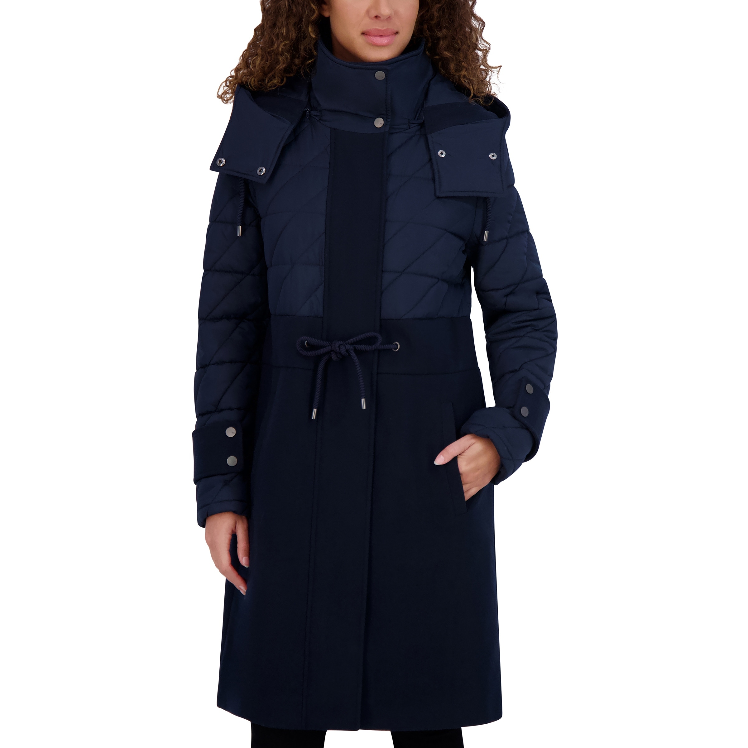 Andrew Marc Synclaire Mixed Media Coat