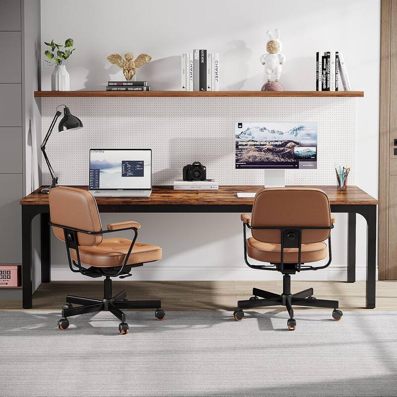 78.7" Extra Long Computer Desk/Table, Work Desk, Double Workstation Desk for Home Office