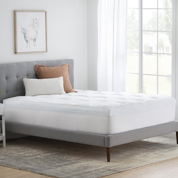 Pillow top gel online memory foam mattress