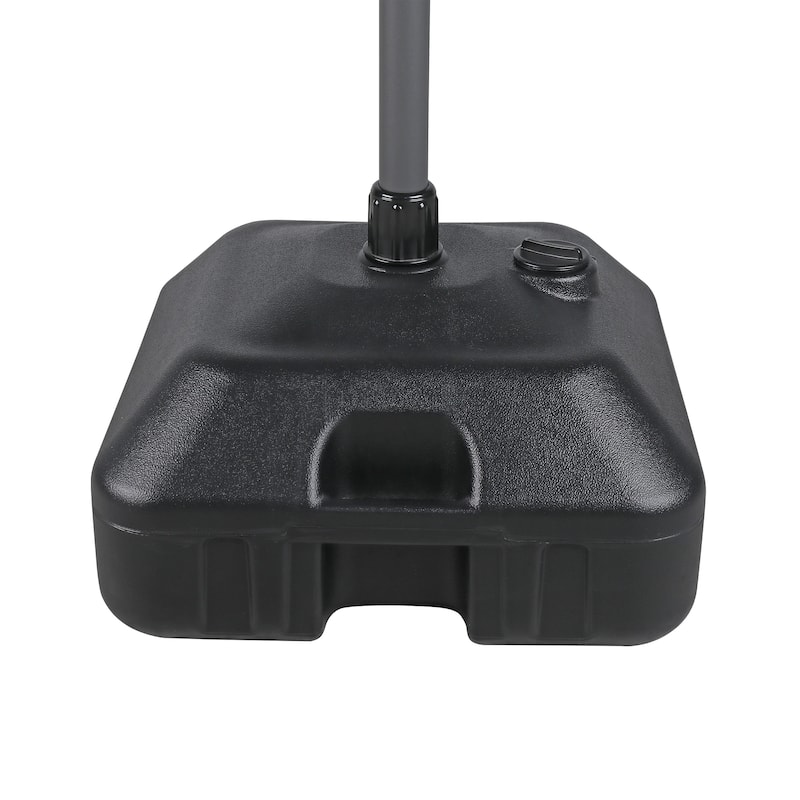 Free Standing Patio Umbrella Base Water or Sand Filled Stand Square