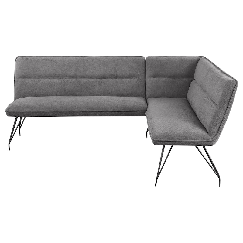 Dodson Fabric Upholstered L-Shaped Nook Dining Bench