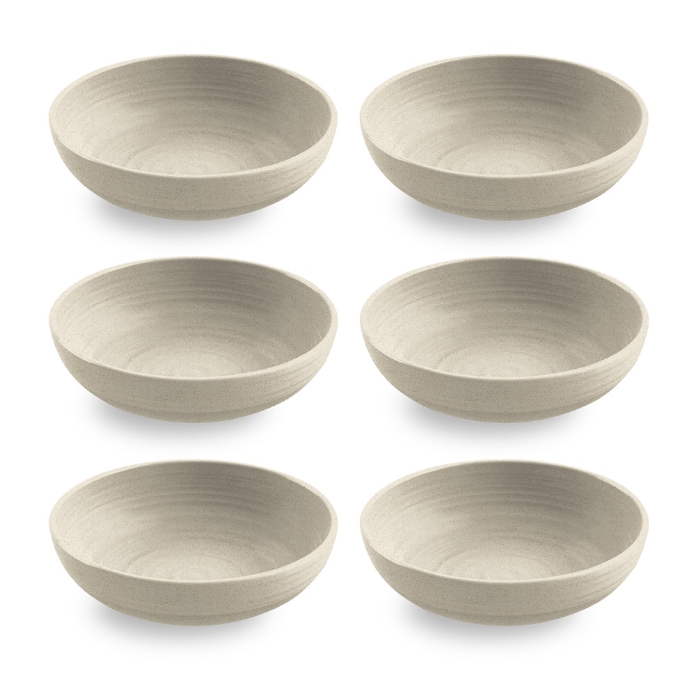 Abode Homewares Planta Artisan Low Bowl - 8" - Set of 6