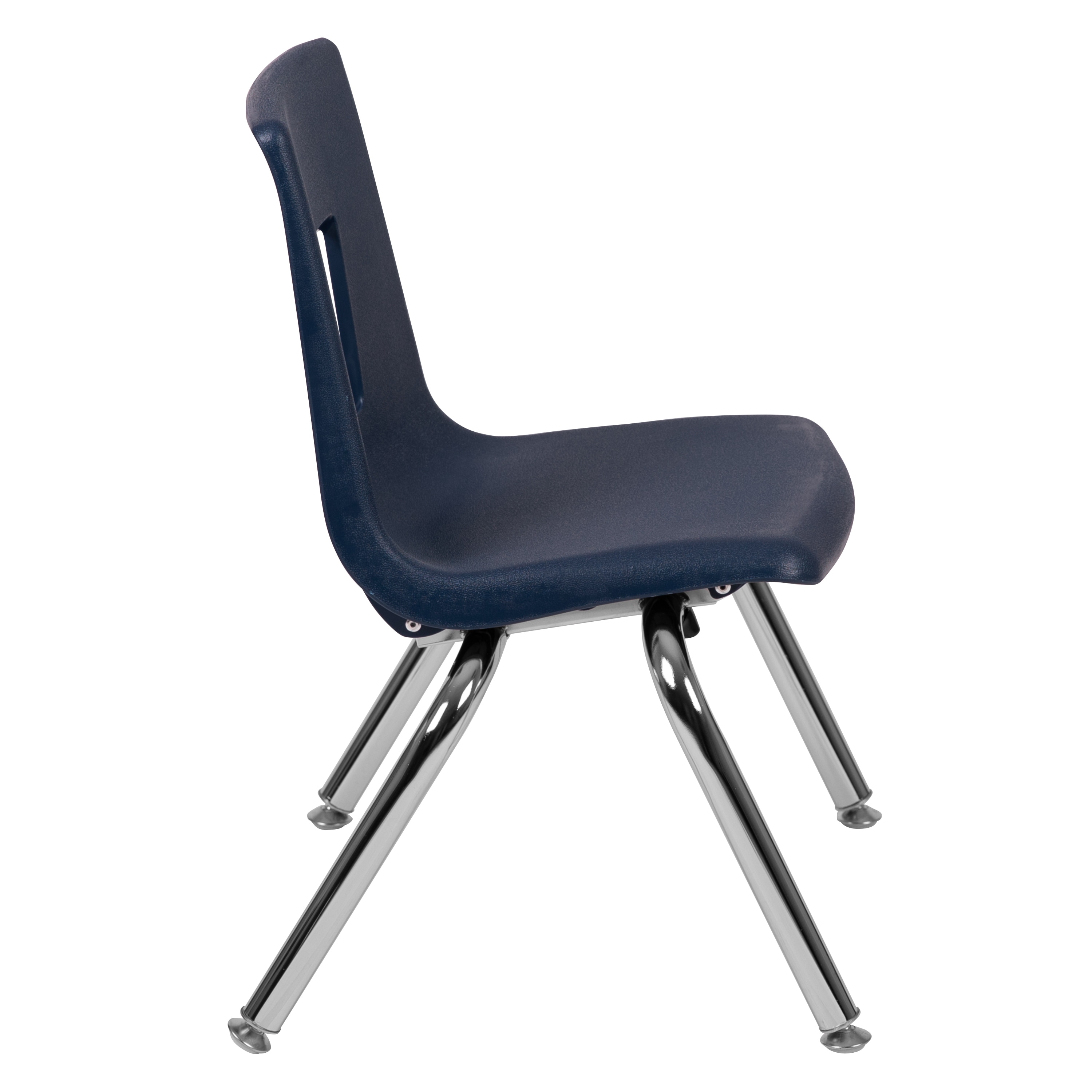 Advantage Black Student Stack School Chair 12-inch