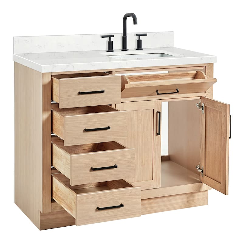 Ariel T042SRCQRVO Hepburn 43" Free Standing Single Basin Vanity Set