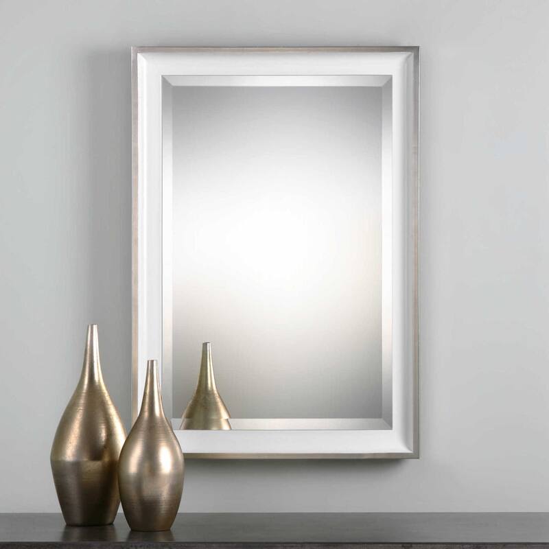 Uttermost Lahvahn 34" x 24" Portrait Style Contemporary Wall Mirror