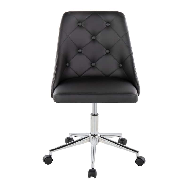 Silver Orchid Ockelbo Adjustable Office Chair with 5-Star Caster Base