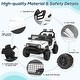 preview thumbnail 14 of 29, EROMMY Motorized Kids Ride on Jeep Car, 12V 4.5AH Battery Powered Electric Vehicle with 2.4G Remote Control, Light and Music