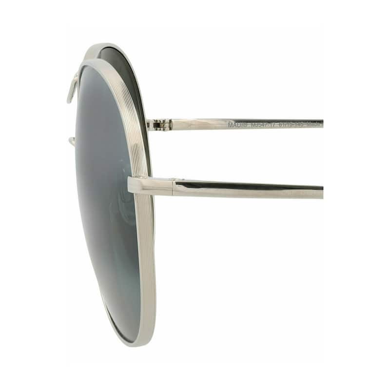 Maui Jim Round-Frame Titanium Sunglasses
