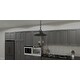 preview thumbnail 7 of 6, Selma 3-Light Matte Black Pendant Light