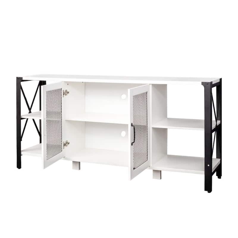 Modern Horizontal Wood TV Stands for Living Room