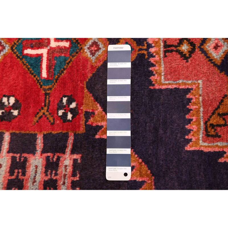 ECARPETGALLERY Hand-knotted Konya Anatolian Dark Navy Wool Rug - 2'10 x 10'1