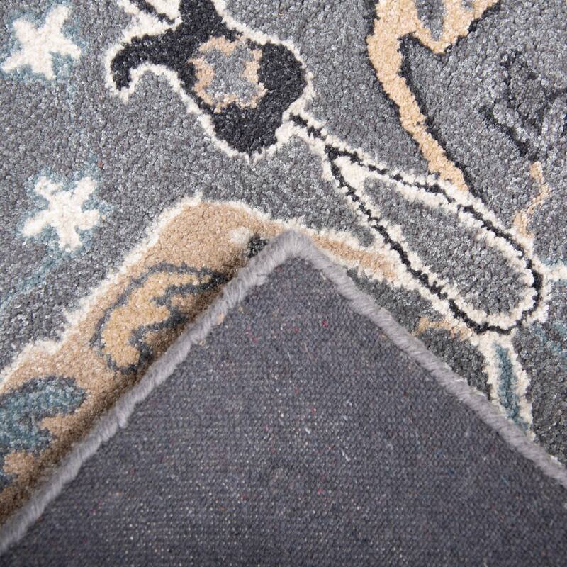 Alora Decor Cyrus Grey Transitional Hand-Tufted Wool Rug