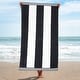 preview thumbnail 17 of 62, Cabana Stripe Oversized Cotton Beach Towel by Superior