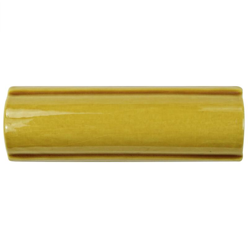 Merola Tile Novecento Bordura Camel 1-5/8" x 5-1/8" Ceramic Wall Trim - (1 Tile)