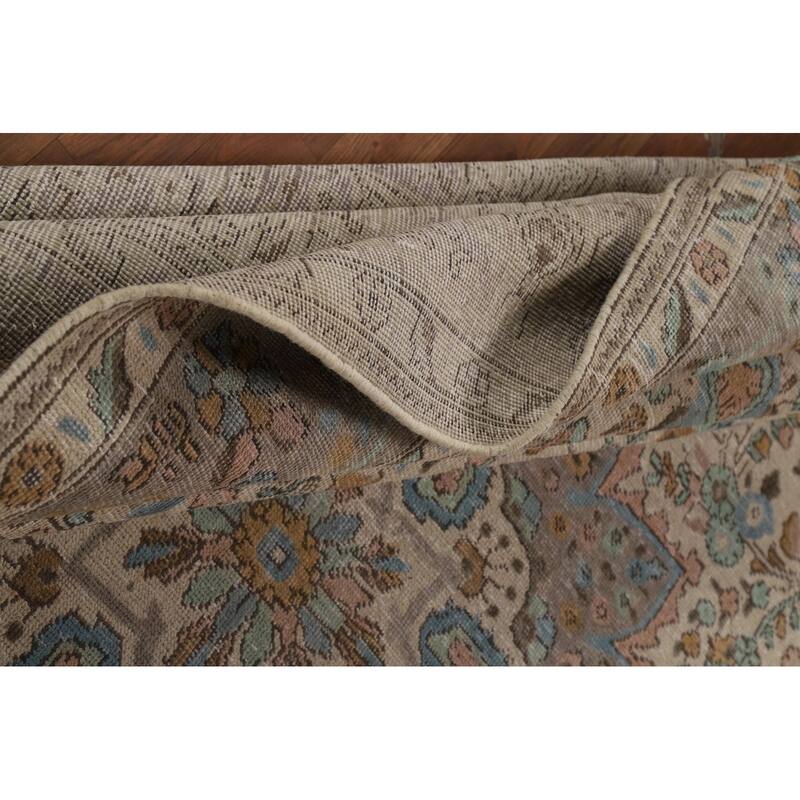 Medallion Tabriz Persian Area Rug Handmade Living Room Wool Carpet - 8'4"x 11'7"