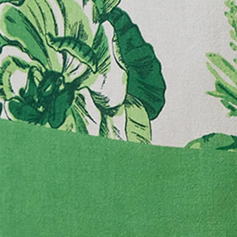 Patricia Heaton Home Green Florals And Flitters Tablecloth 54" X 54" - 54 x 54 x 0.1