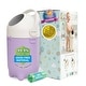 preview thumbnail 25 of 29, iTouchless Odorless Diaper Pail with 20 Bag Starter Kit Purple