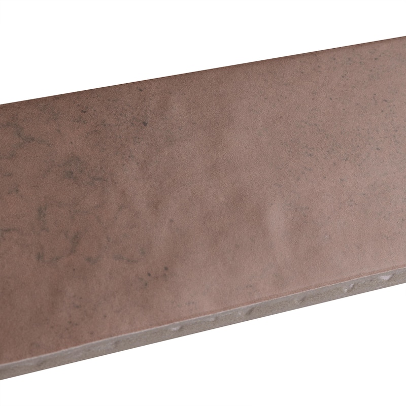 Merola Tile Heritage Wine 2-3/8" x 9-5/8" Porcelain Floor and Wall Tile