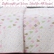 preview thumbnail 6 of 4, Cozy Line Pink Heart Floral Dot Giraffe Medallion Cotton Patchwork Reversible Quilt Bedding Set