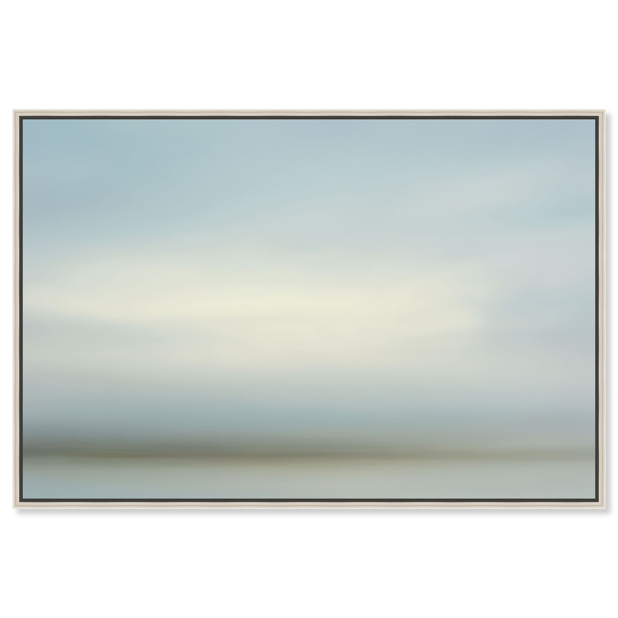 Frozen Dawn Gold Boho Wall Art Framed Canvas Print by Art Remedy