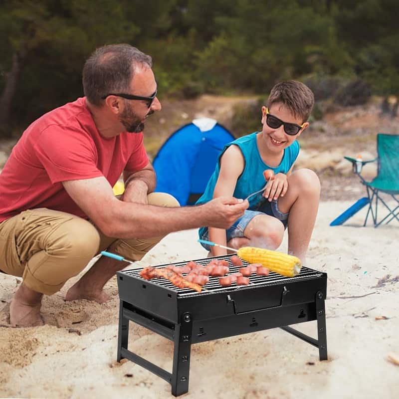 Barbecue Grill Portable BBQ Charcoal Grill Smoker Grill