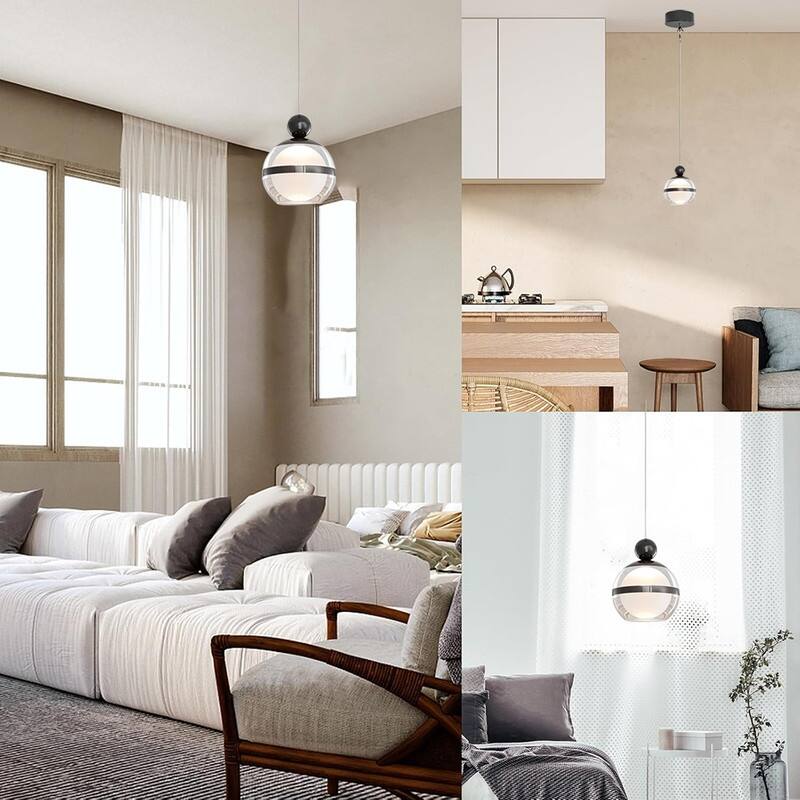 1 Light bulb lights black chandelier light metal pendant light