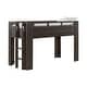 preview thumbnail 1 of 6, Bello Twin Pine Low Loft Bed Cocoa