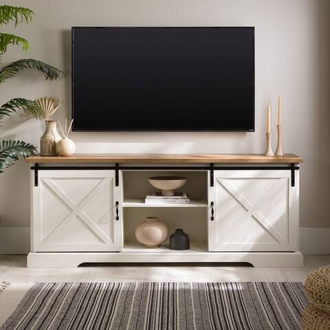 Middlebrook Wind Gap 70-inch Sliding Barn Door TV Stand