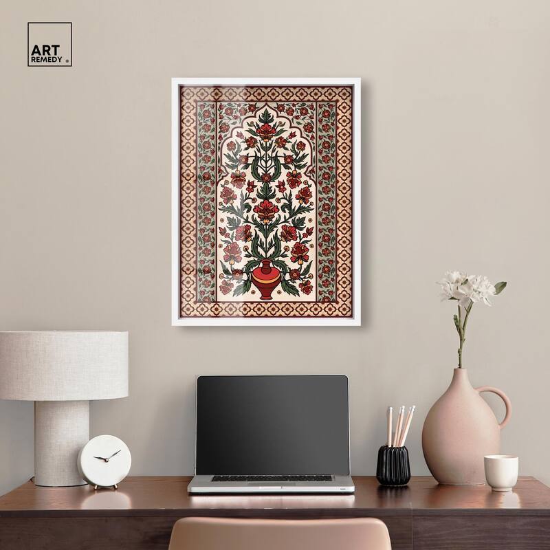 Royal Floral Mat Shadowbox by Art Remedy