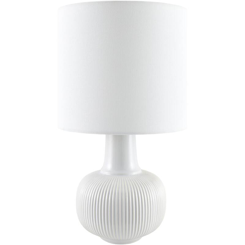 Livabliss Ormelle Traditional Accent Table Lamp - 19"H x 10"W x 10"D - White