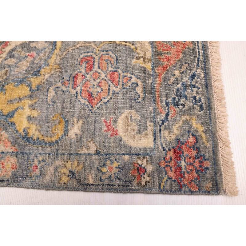 ECARPETGALLERY Hand-knotted Heritage Dark Grey Wool Rug - 3'1 x 5'1