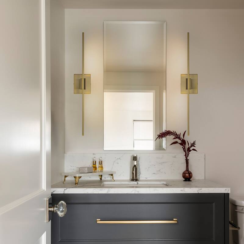 2-Light LED Modern Rotatable Vanity Light for Bathroom