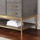preview thumbnail 33 of 143, Altair Wildy Bathroom Vanity with White Composite Stone Top without Mirror