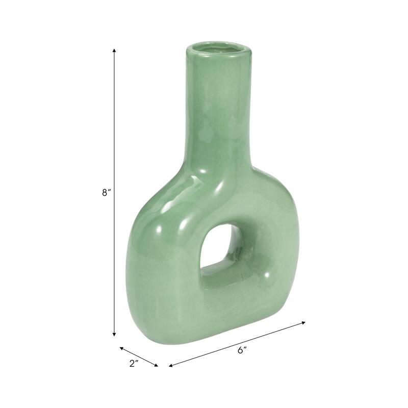 Sagebrook Home Artistic Modern Ceramic Vase