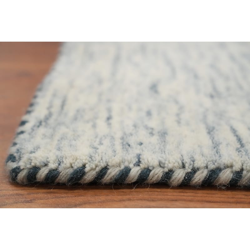 Hand Knotted Oriental 100% Wool Carpet Tribal Animal Pictorial Beige & Ivories Gabbeh Area Rug - 9' 10'' X 9' 10''