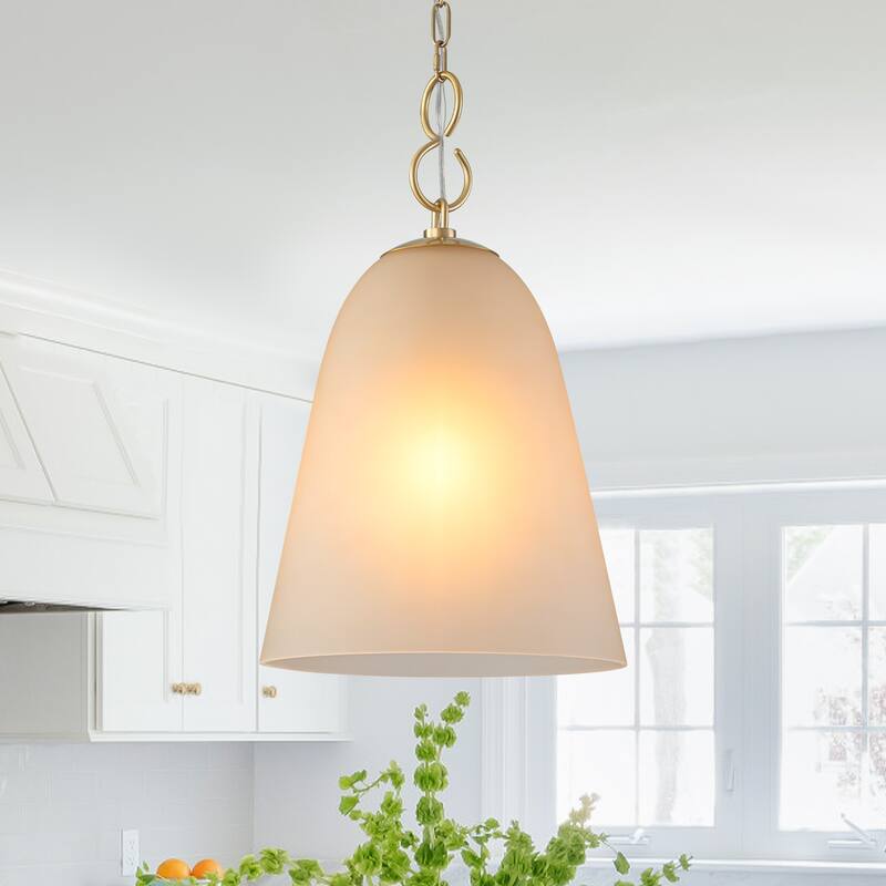 Modern Champagne Bell Pendant Light Lighting for Kitchen Island - Dia. 14 inch