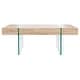 preview thumbnail 21 of 41, SAFAVIEH Jacob Glass Leg Rectangular Coffee Table - 43.3" W x 23.6" L x 15.7" H