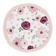 preview thumbnail 1 of 2, Burgundy Pink Watercolor Floral Girl Baby Tummy Time Playmat - Blush Maroon Wine Rose Green White Shabby Chic Flower Farmhouse