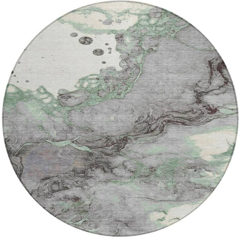 HomeRoots Abstract Transitional Rectangle Outdoor Rug