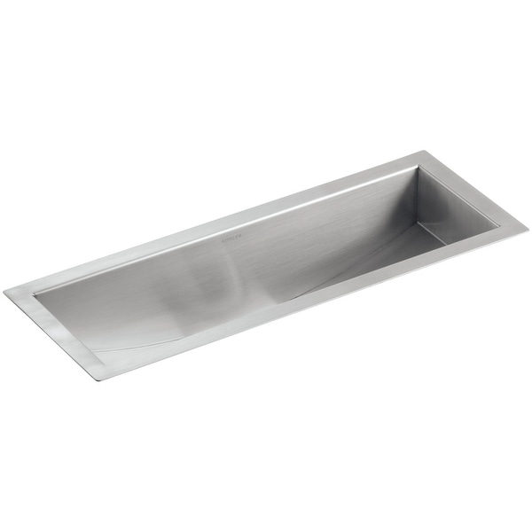 Kohler k-3179 Undertone 22" Single Basin Under-Mount 16-Gauge Stainless Steel Kitchen Sink - Stainless Steel