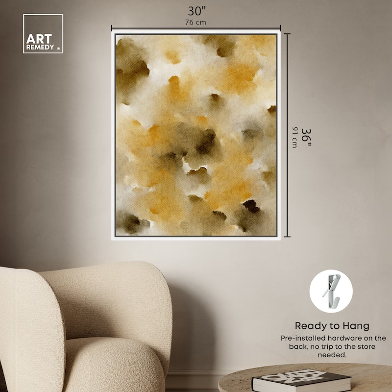 Art Remedy Granola Chocolate Chips Framed Watercolor Boho Abstracts