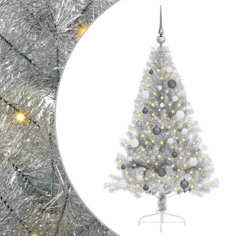 vidaXL Christmas Tree with Decorative String Lights