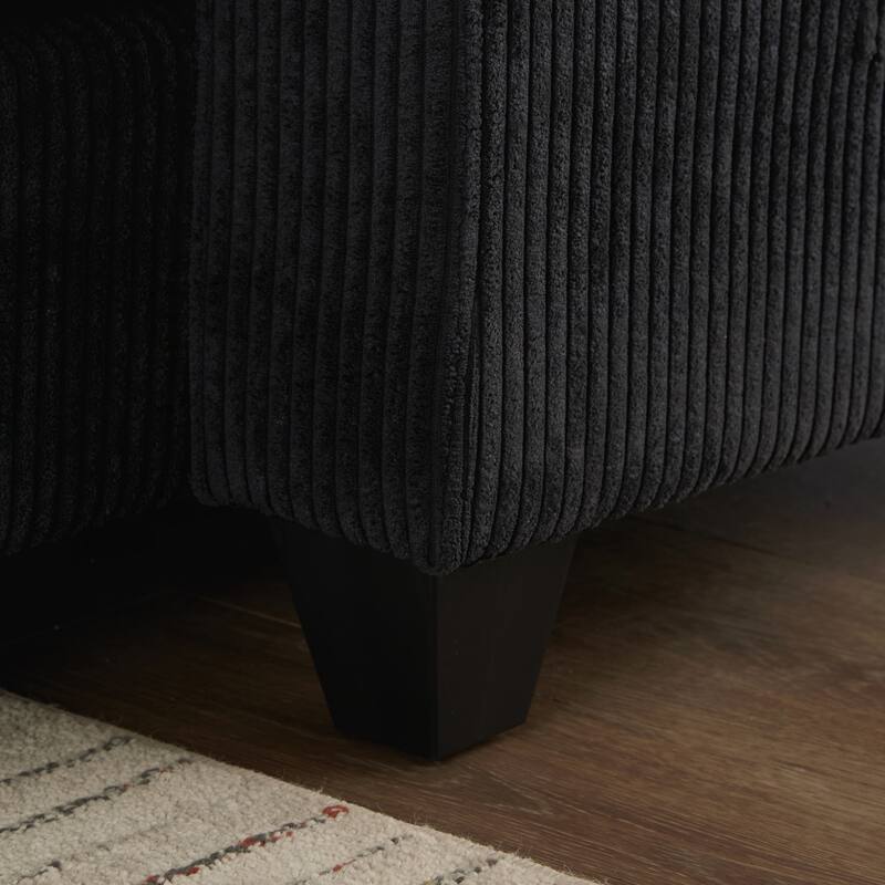 Sofa Chair Sofa Bed Corduroy Sleeper Sofa with USB Ports