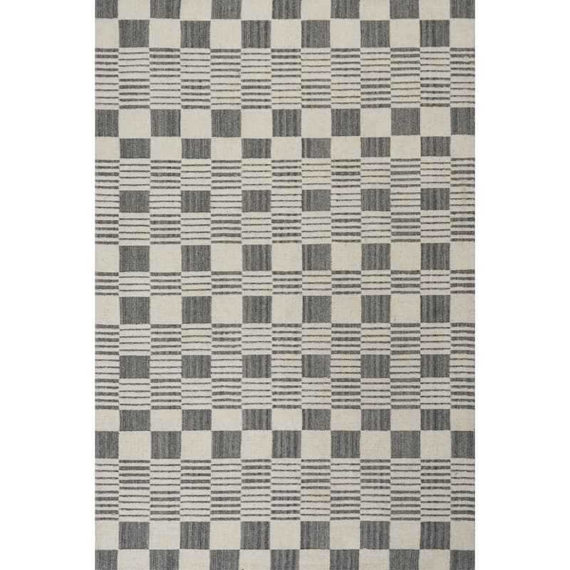 Nuloom Ovarine Hand Woven Wool Area Rug - 7' 6" x 9' 6" - Ivory - Rectangle
