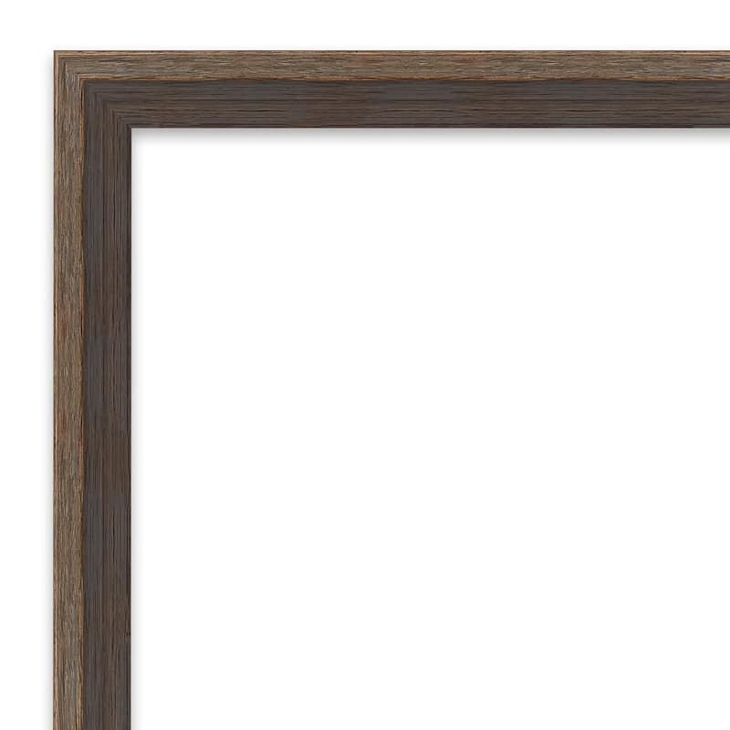 Hardwood Wedge Wood Framed Natural Corkboard Bulletin Board