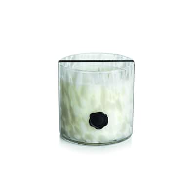 AG Opal Glass 3-Wick Candle Jar, Gardenia