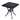 Santa Teresa Cast Aluminum Outdoor Square End Table - 8' x 10'