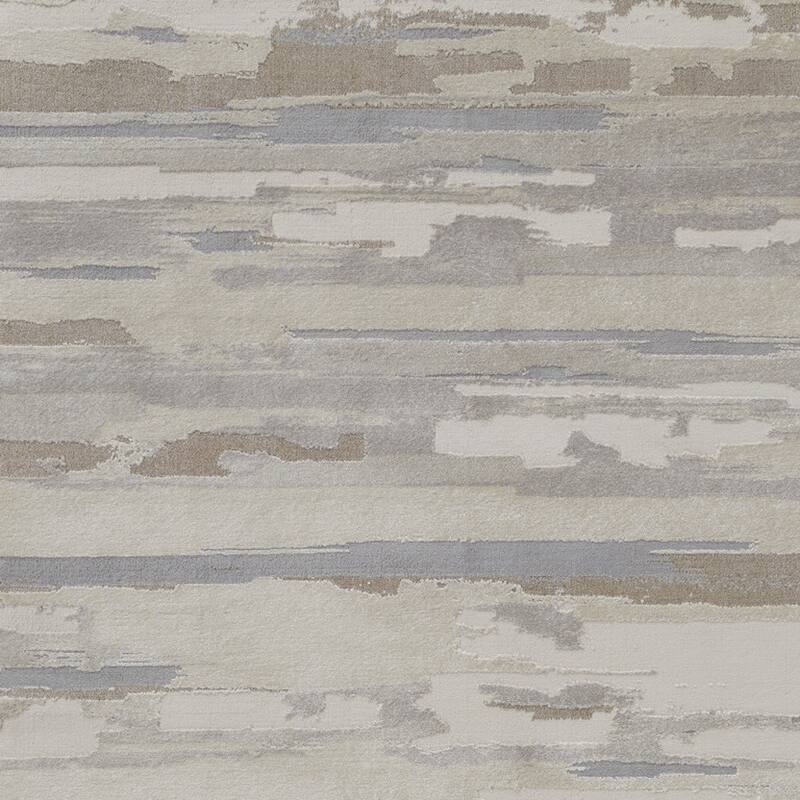 Vamex Power Loomed Distressed Abstract Stain Resistant Area Rug By HomeRoots - 114' X '79' X '0.63