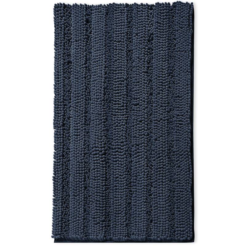 Clara Clark Chenille Extra Soft and Absorbent Bath Mat - Non Slip Fast Drying Bath Rug Set
